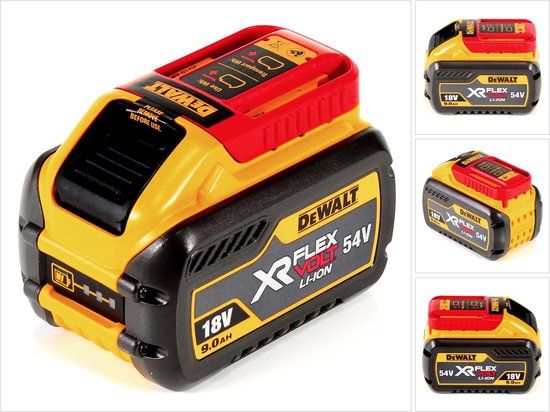 DeWalt DCB547 FLEXVOLT Accu 54V/18V 9.0Ah - 9000mAh Li-Ion