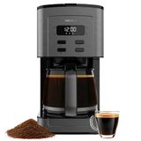Cecotec Coffee 66 Time Filter Coffee Maker - 12 Cups - 800W - Stainless Steel Finish - Aroma Intensifier