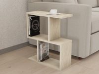 Merkloos Asir - Bijzettafel - Travertijn - 45 x 17 x 51.4 cm
