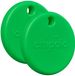 Chipolo POP - Bluetooth Tracker & KeyFinder - Werkt met Apple Find My & Android Find My Device - Tracker Apple iPhone & Android - 120 dB - Groen - 2 Pack