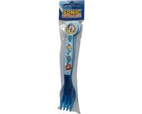 STOR Sonic the Hedgehog Kinderbestek Set - 2 Delig - Kunststof - Blauw