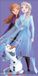 Disney Frozen Frozen strandlaken Olaf 70 x 140 cm paars