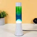 Fisura Design Lavalamp met Blauwe & Groene Lava - Blauwgroen