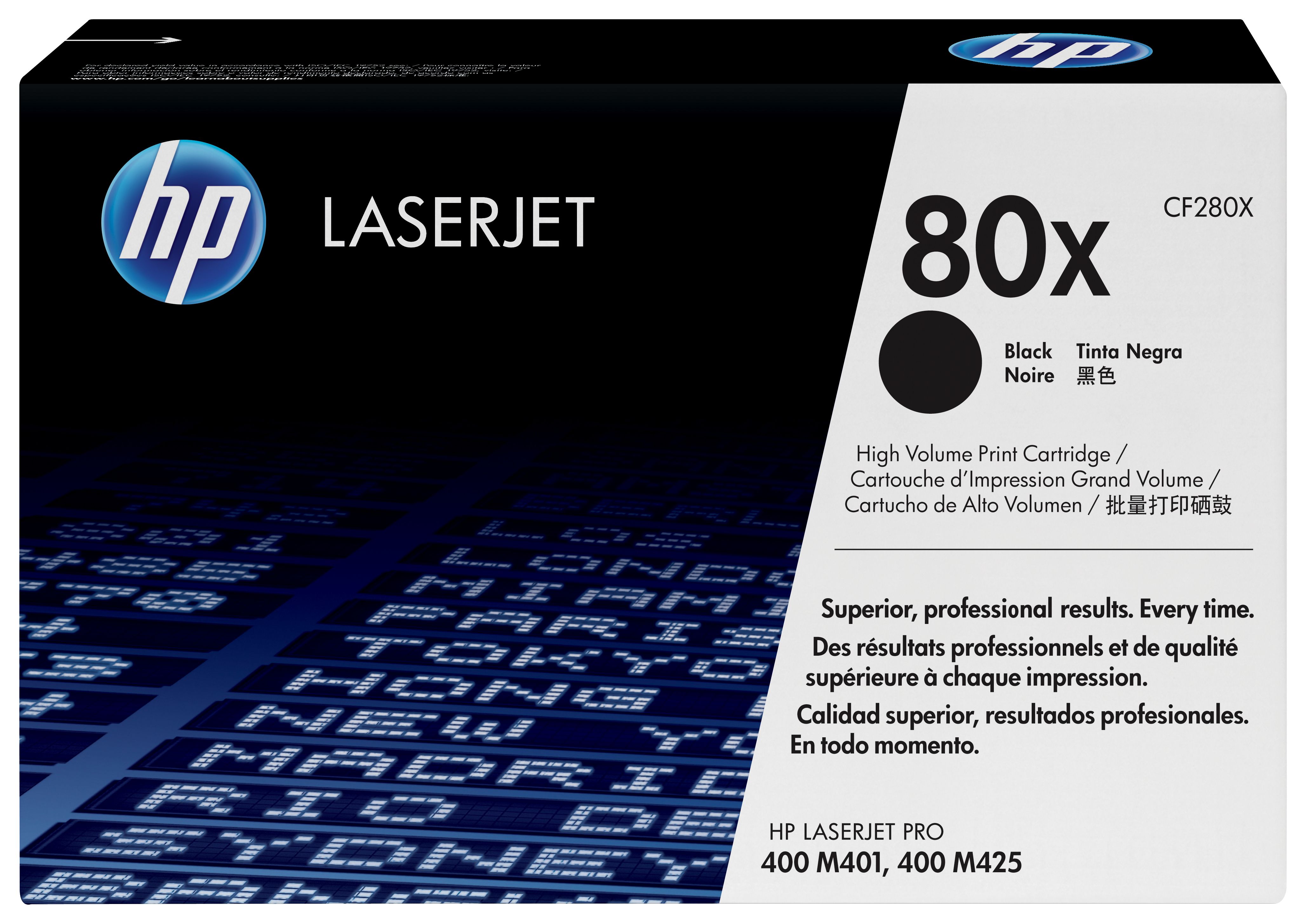 HP 80X Original Black High Capacity Toner Cartridge - CF280X