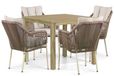De Laan Projects De Laan Marbella/Weston 90 cm dining tuinset 5-delig