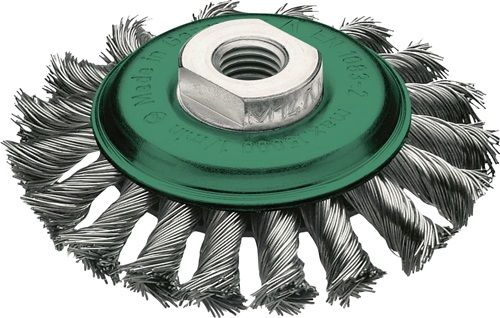 Lessmann Kabelconusborstel Ø115 mm VA 12 mm 15.000 min-¹ - 472857