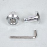 Chaft Paire Embout de guidon universel Ø13.8/17mm Alu moto IN363-XL-352