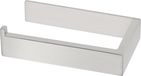 Porte-rouleau de papier toilette sans perçage - Finition brossée - Inox