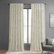 HPD Half Price Drapes Lush Crush fluwelen gordijnen - kamerverduisterend gordijn 213 cm lang voor slaapkamer en woonkamer, luxe look, staafzakontwerp, (1 paneel), 50 W x 84 l, champagne
