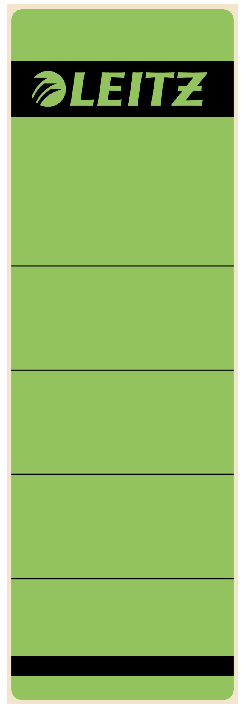 Leitz Zelfklevende rugetiketten - groen