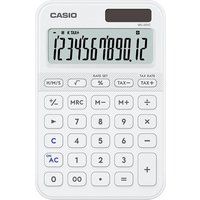 Casio MS-20YC - Bureaurekenmachine - 12 cijfers - zonnepaneel, batterij - wit