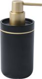 Spirella Zeepdispenser BLY – Goud/Zwart Kunststof – Modern