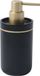 Spirella Zeepdispenser BLY – Goud/Zwart Kunststof – Modern