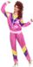 Vegaoo Smiffy Jaren 80 trainingspak voor vrouwen - Roze - Small
