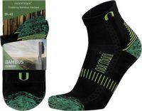 normani 6 badstof trekking-sokken van viscose met korte schacht