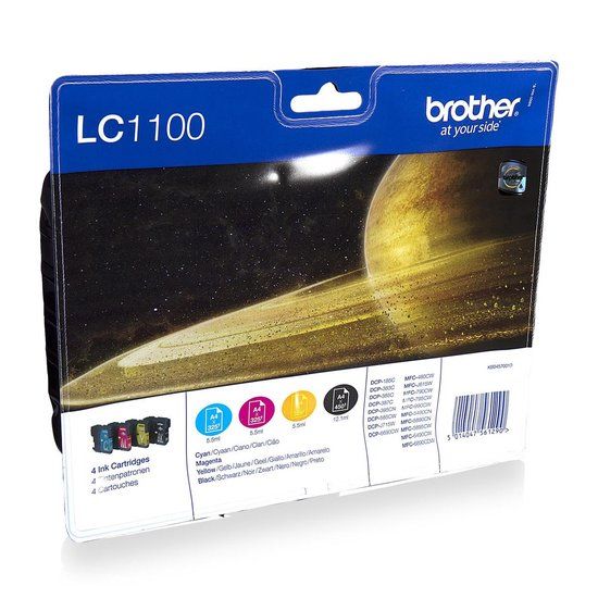Brother LC-1100VALBP - Multipack - Inktcartridge - 4 kleuren