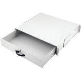Equip Lade 19" voor serverkasten 2U, afsluitbaar grijs