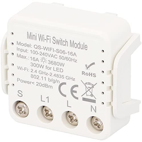 Unitec 31039 WiFi schakelaar inbouwmodule Mini, wit