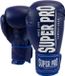 Super Pro Combat Gear Champ (kick)bokshandschoenen Blauw/Wit 10oz