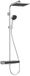 Hansgrohe Showerpipe Activera Q 290/180 1jet - EcoSmart+ m.ShowerTabletSelect 360 chroom, 28649000