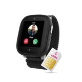 Xplora X6 Play eSIM Smartwatch voor kinderen met GPS-tracker & SOS-knop, incl. Mix & Match wisselaccessoires, krachtige Kids Watch met camera en stappenteller, telefoonhorloge incl. mobiele