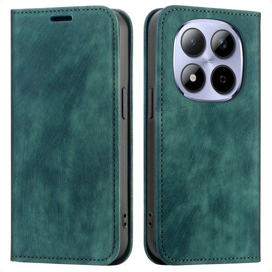 imoshion Slim Bookcase - Groen - Geschikt voor Xiaomi Redmi Note 15 Pro Plus (5G)