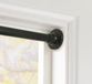 Telescopic shower rod, black, 205-260 cm