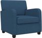 vidaXL Fauteuil Blauw Stof