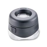 Carson VersaLoupe LED 10x Statiefloep met Scherpstelling en Verlichting (LH-50)