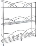 De joeji's Kitchen Kruidenrek Free Staande voor Kruiden & Kruiden Rack Organizer - Houdt 21 Potten - Inclusief 2 Zuignappen (Zilver)
