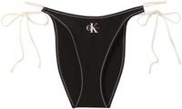 Calvin Klein Underwear Calvin Klein Zijstrik Onderstuk Zwart Effen Nylon/Elastaan XS