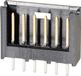 TE Connectivity 280373-1 Male header (standaard) AMPMODU MOD II Totaal aantal polen 8 Rastermaat: 2.54 mm 1 stuk(s)