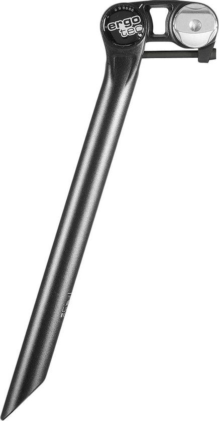 Ergotec Futura Zadelpen - Verstelbaar - Ø27.2mm - Zwart