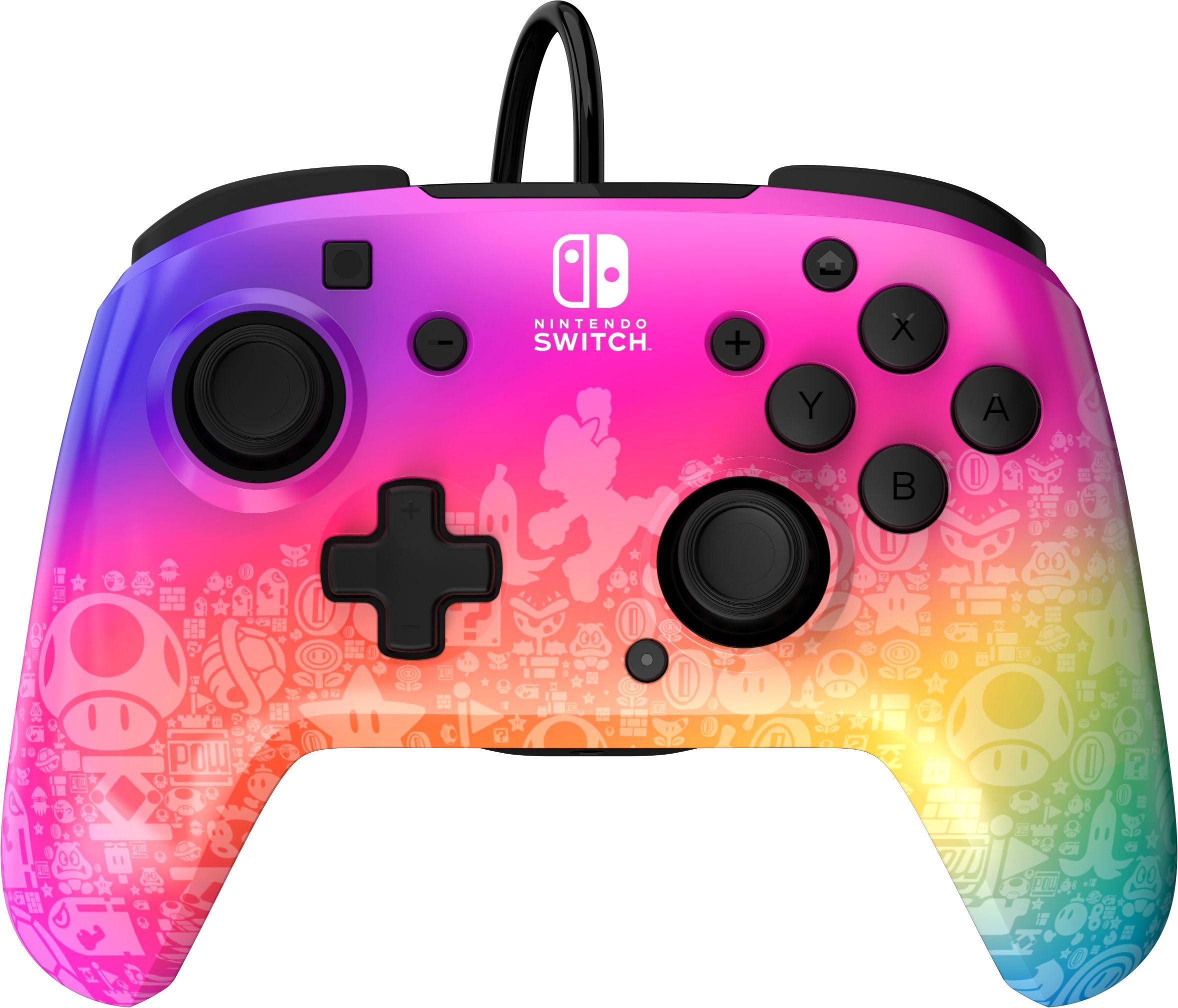 PDP Rematch Bedrade Controller - Star Spectrum - Nintendo Switch / OLED