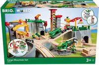 BRIO Cargo Mountain Set - 36010 - Treinbaan - 49 Onderdelen - Vanaf 3 Jaar