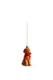 Yup in de boom Boule de Noël en verre Labradoodle 11cm brun 1 pièce