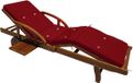 Detex Ligbedkussen - Weerbestendig UV bestendig 195x55x5cm - Rood