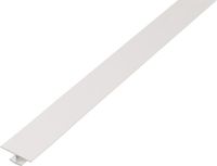 Alberts 498993 H-profiel | kunststof, wit | 1000 x 25 x 4 mm | set van 12