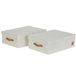 LOVE IT STORE IT Premium opbergdoos met deksel, beige, set van 2