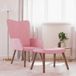 Maison Exclusive fauteuil de relaxation avec repose-pieds, velours rose