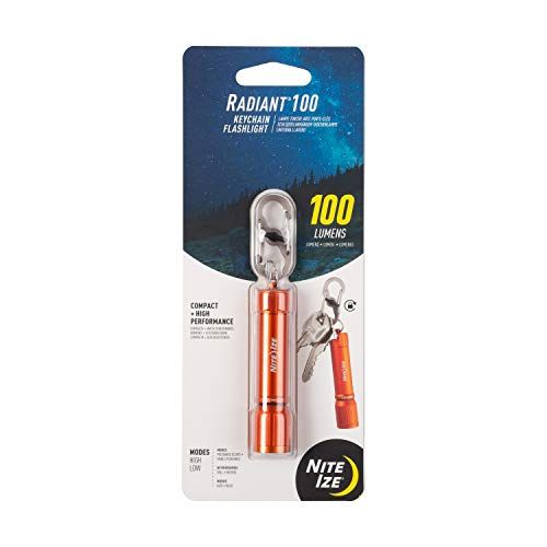 Nite Ize Radiant 100 sleutelhanger EDC zaklamp - oranje