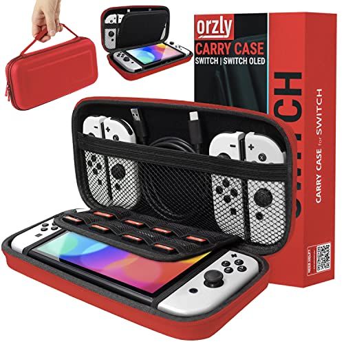 Orzly Draagtas voor Nintendo Switch - RED