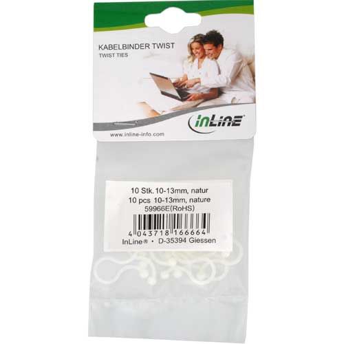 Inline 59966E - Kabelbinders - wit
