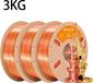 PLA-filament voor 3D-printers - Tweekleurig mat zijde-effect PLA 1,75 mm - Kleurverandering goud/koper - Precisie ±0,03 mm - Spoel van 3 kg - Geschikt voor FDM 3D-printers