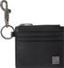 Calvin Klein EMBLEM HW CARDHOLDER W/ CLIP Hommes Portefeuille Noir Cuir