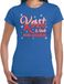 Bellatio Decorations Fout kerstshirt / t-shirt blauw kerst is leuk voor anderen voor dames - kerstkleding / christmas outfit XXL
