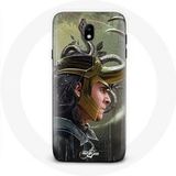 Maniacase Hoesje voor Samsung Galaxy J5 2017 Loki Thor Ragnarok met Helm Fanart Seizoen 1