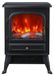 Chauffage électrique - Poêle au sol - 750–1500 W - 220 V - Thermostat réglable - Simulation de flamme LED - Protection contre la surchauffe