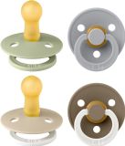 BIBS Colour Fopspeen - 6-18 mnd - 4-pack - Sage/Cloud/Vanilla Glow/Dark Oak Glow