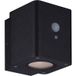 Megatron Loky MT70018 Projecteur mural solaire avec détecteur de mouvements LED intégrée 1 W LED noir